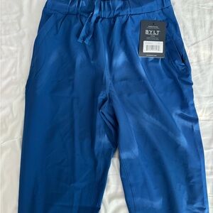 BYLT basics blue pants women’s elite joggers